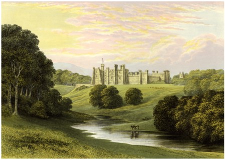 Brancepeth Castle, Lord Boyne, c1880. Artist: Unknown