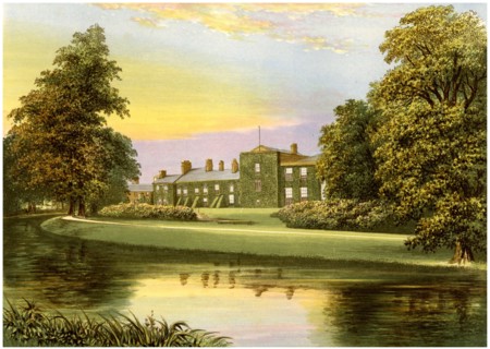 Netherhall, Cumbria, home of the Pocklington-Senhouse family, c1880. Artist: Unknown
