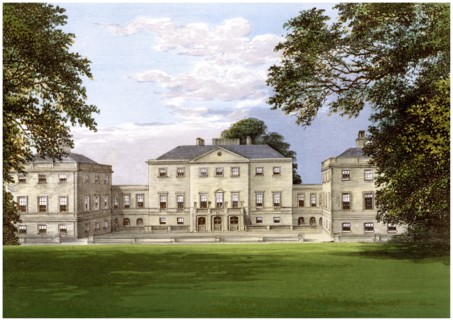 Nuneham Park, Oxfordshire, home of the Harcourt family, c1880. Artist: Unknown