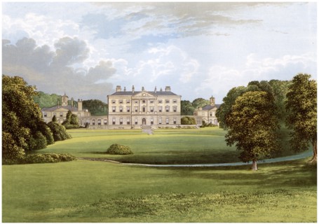 Howick Hall, Northumberland, home of Earl Grey, c1880. Artist: Unknown