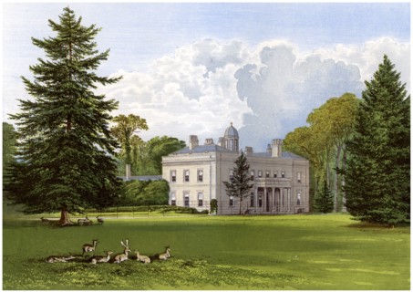 Brockley Hall, Somerset, home of the Smyth-Pigott family, c1880. Artist: Unknown