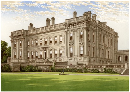 Heythrop, Oxfordshire, home of the Brassey family, c1880. Artist: Unknown