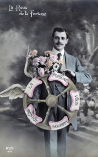 'La Roue de la Fortune', ( the Wheel of Fortune), 1906. Artist: Unknown