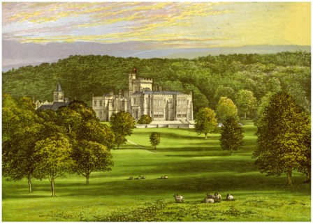 Capernwray, Lancashire, home of the Marton family, c1880. Artist: Unknown