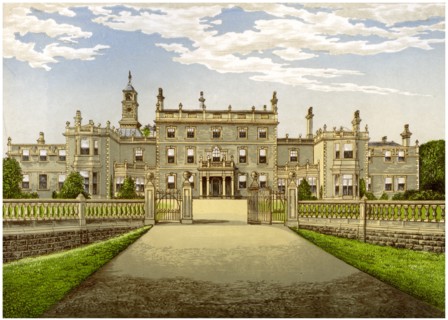 Bulwell Hall, Nottinghamshire, home of the Cooper family, c1880. Artist: Unknown