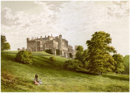Lambton Castle, County Durham, home of the Earl of Durham, c1880. Artist: Unknown