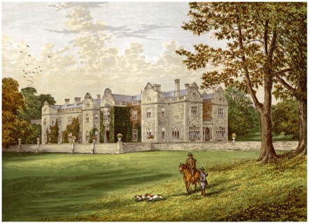 Brantingham Thorpe, Yorkshire, home of the Sykes family, c1880. Artist: Unknown