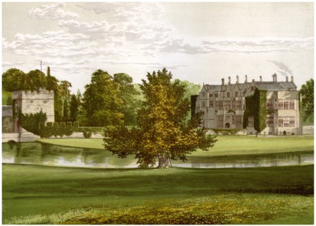 Broughton Castle, Oxfordshire, home of Lord Saye and Sele, c1880. Artist: Unknown