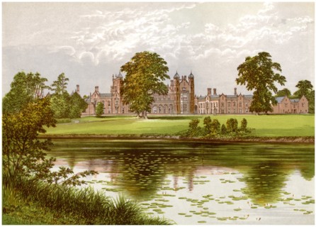 Capesthorne, Cheshire, home of the Davenport family, c1880. Artist: Unknown