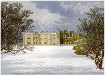 Eshton Hall, Yorkshire, home of Baronet Wilson, c1880. Artist: Unknown