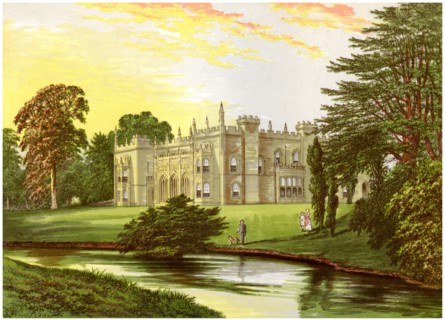 Arbury Hall, Warwickshire, home of the Newdegate family, c1880. Artist: Unknown
