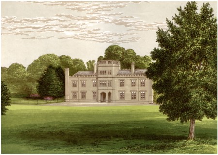 Wolseley Hall, Staffordshire, home of Baronet Wolseley, c1880. Artist: Unknown