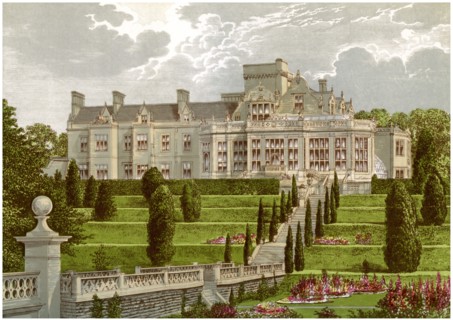 Easton Hall, Lincolnshire, home of Baronet Cholmeley, c1880. Artist: Unknown