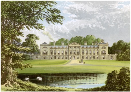 Woburn Abbey, Bedfordshire, home of the Duke of Bedford, c1880. Artist: Unknown