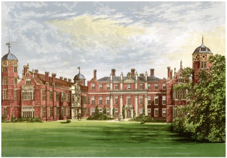 Cobham Hall, Kent, home of the Earl of Darnley, c1880. Artist: Unknown