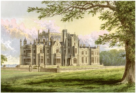 Stourton, Yorkshire, home of Lord Stourton, c1880. Artist: Unknown