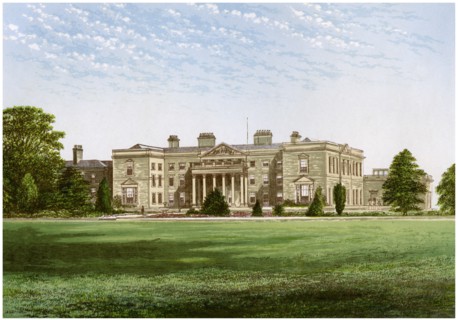 Gopsal Hall, Leicestershire, home of Lord Howe, c1880. Artist: Unknown