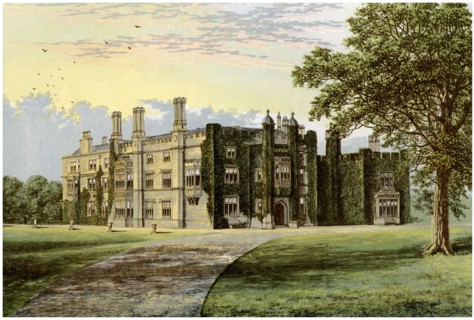 Drakelowe Hall, Derbyshire, home of Baronet Gresley, c1880. Artist: Unknown