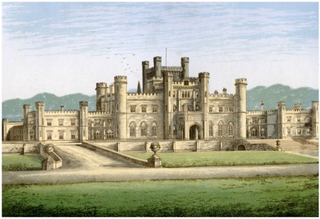 Lowther Castle, Westmorland, home of the Earl of Lonsdale, c1880. Artist: Unknown