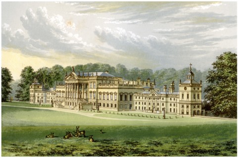 Wentworth Woodhouse, Yorkshire, home of Earl Fitzwilliam, c1880. Artist: Unknown