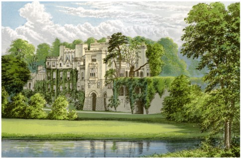Guy's Cliffe, Warwickshire, home of the Percy family, c1880. Artist: Unknown
