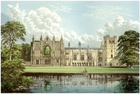 Newstead Abbey, Nottinghamshire, home of the Webb family, c1880. Artist: Unknown