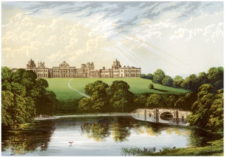 Blenheim Palace, Oxfordshire, home of the Duke of Marlborough, c1880. Artist: Unknown