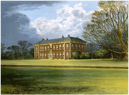 Beningbrough Hall, Yorkshire, home of the Dawnay family, c1880. Artist: Unknown
