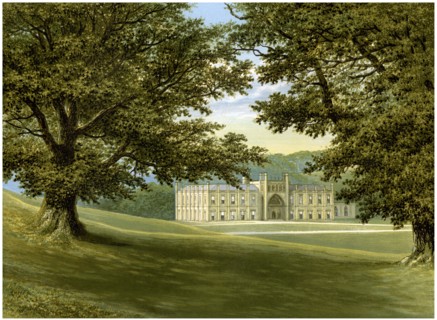 Donington Castle, Leicestershire, home of the Abney-Hastings family, c1880. Artist: Unknown