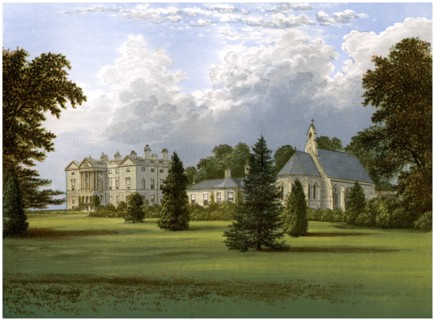 Sandbeck Park, Yorkshire, home of the Earl of Scarborough, c1880. Artist: Unknown
