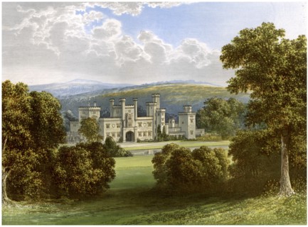 Ravensworth Castle, County Durham, home of the Earl of Ravensworth, c1880. Artist: Unknown
