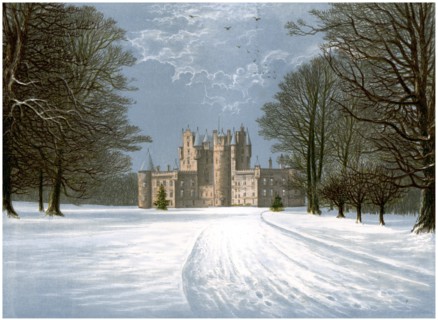 Glamis Castle, Angus, Scotland, home of the Earl of Strathmore, c1880.  Creator: Unknown.