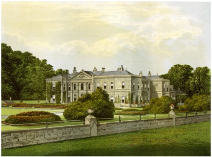 Studley Royal, Yorkshire, home of the Marquess of Ripon, c1880. Artist: Unknown