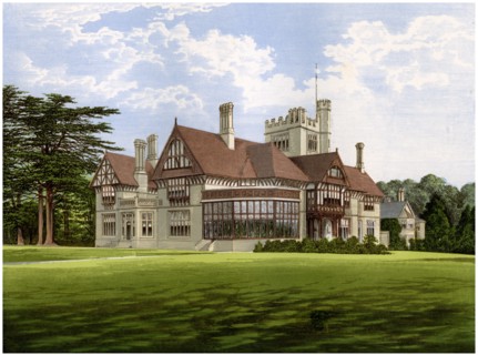 Cowdray Park, Sussex, home of the Earl of Egmont, c1880. Artist: Unknown