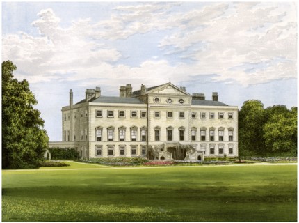 Lathom House, Lancashire, home of Lord Skelmersdale, c1880. Artist: Unknown