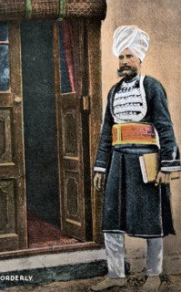 Orderly, Ambala, India, early 20th century. Artist: Unknown