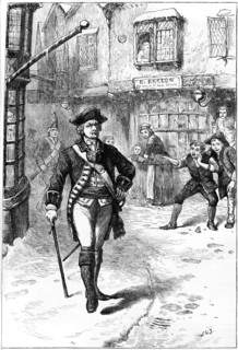 The officer and the barber's boy, 18th century (c1880). Artist: Unknown