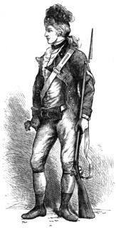 'A real American rifleman', c1776-1780 (c1880). Artist: Unknown