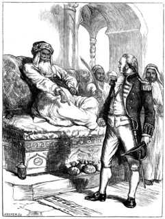 Captain Bainbridge and the Dey of Algiers, 1800 (c1880) Artist: Hooper