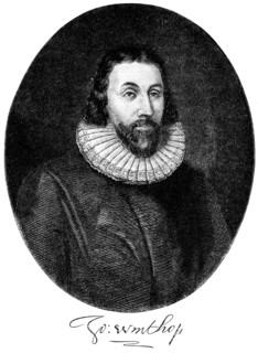 John Winthrop, English Puritan settler in America, 17th century (c1880). Artist: Unknown