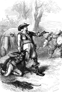 Colonel Atherton and the Indians, (c1880). Artist: Whymper