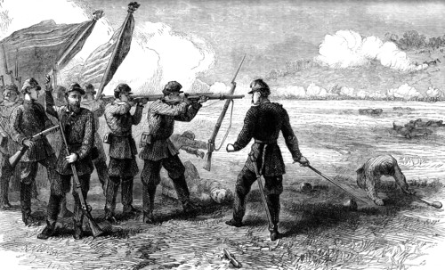 The Battle of Bull Run, Virginia, 1861 (c1880). Artist: Unknown