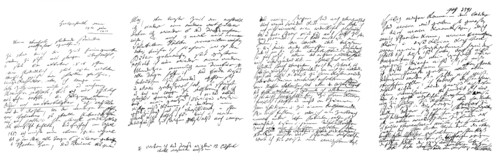 Letter by Ludwig von Beethoven, 1817 (1865).Artist: Frederick George Netherclift