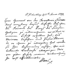Letter by Paul I, Emperor of Russia, to General Numsen, 1799 (1865).Artist: Frederick George Netherclift