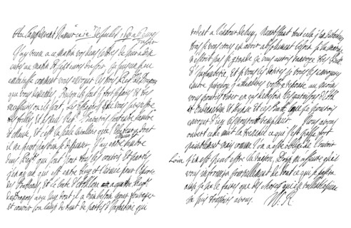 Letter by William III King of England, 1695 (1865).Artist: Frederick George Netherclift