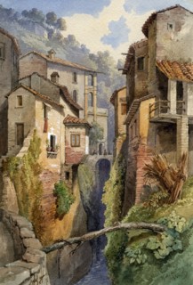 Lucca, Tuscany, Italy, 1850(?).Artist: Gustavo Witting