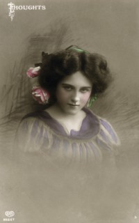 'Thoughts', c1890-1910(?).Artist: Schwerdffeger & Co