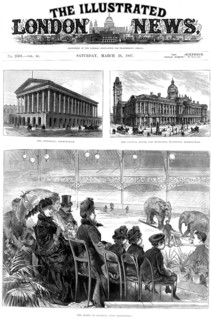 Front Page of The Illustrated London News, 1887. Artist: Unknown