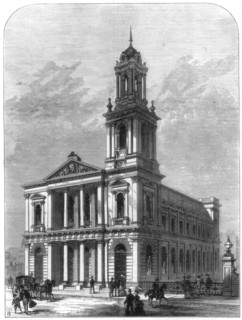 The City Temple, Holborn Viaduct, London, 1875. Artist: Unknown
