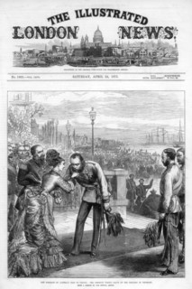 The cover of The Illustrated London News, 24th April 1875. Artist: Unknown